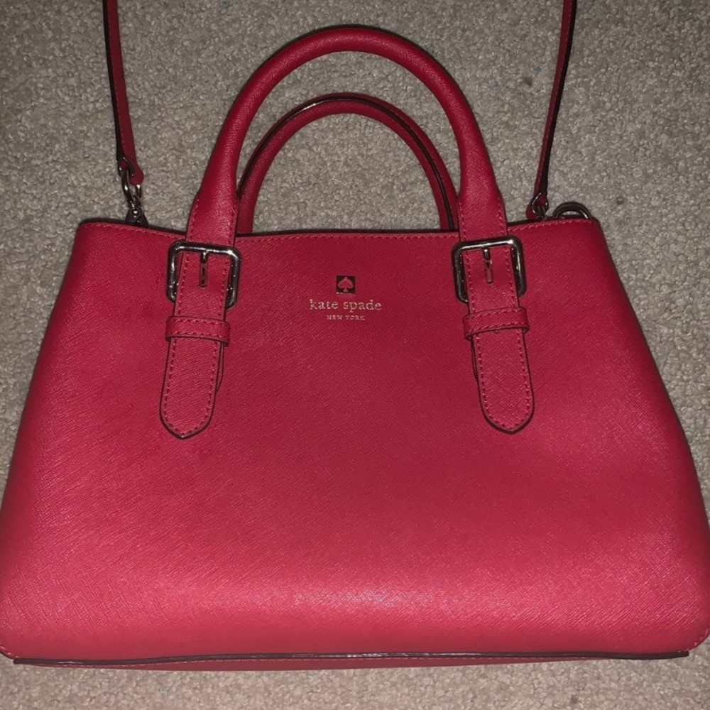 Red kate spade purse